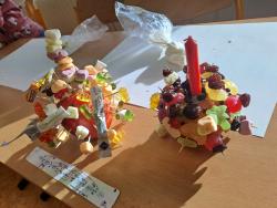 Rukodělná vánoční běhačka